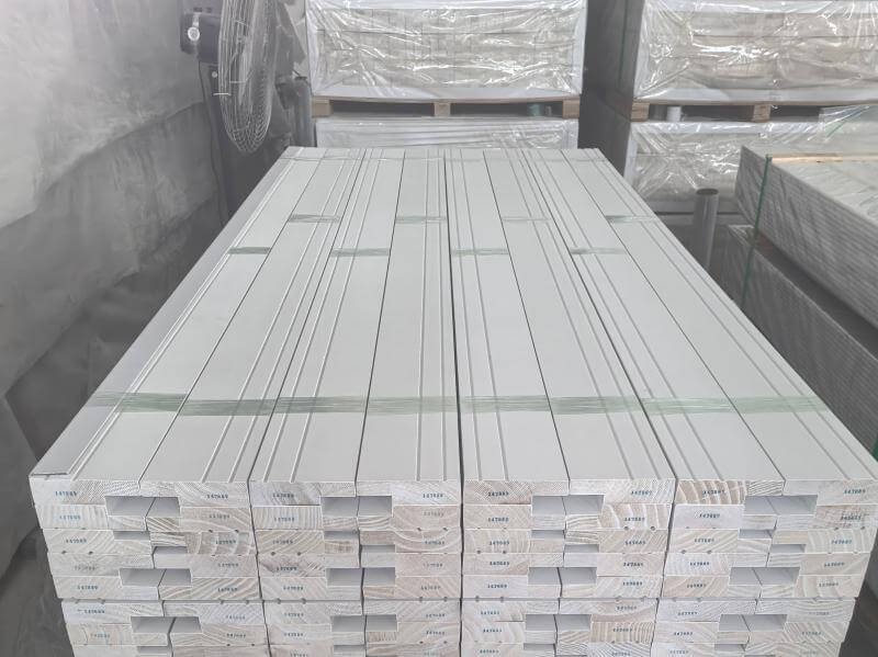 MDF moulding end sealing and moisture content inspection