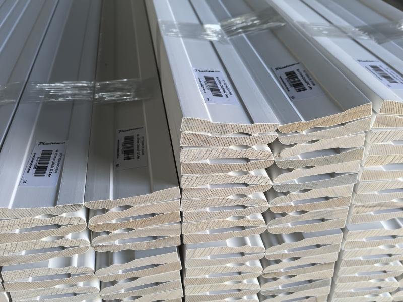 Finger-jointed architrave moulding profiles -- cost-efficient, primed-ready substrate for door and window casing